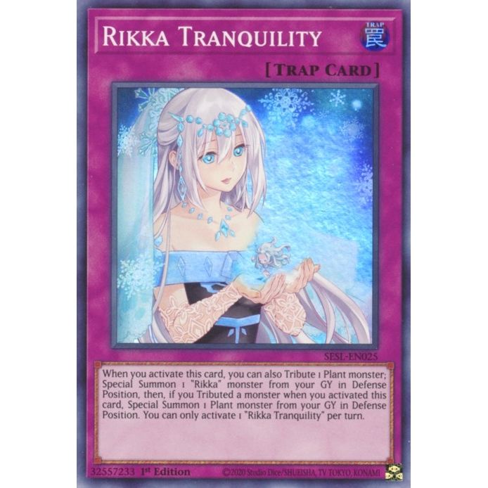 Image for Rikka Tranquility (SESL-EN025) (SESL) - YuGiOh