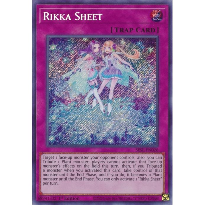 Image for Rikka Sheet (SESL-EN026) (SESL) - YuGiOh