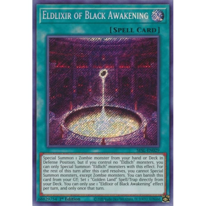 Image for Eldlixir of Black Awakening (SESL-EN029) (SESL) - YuGiOh