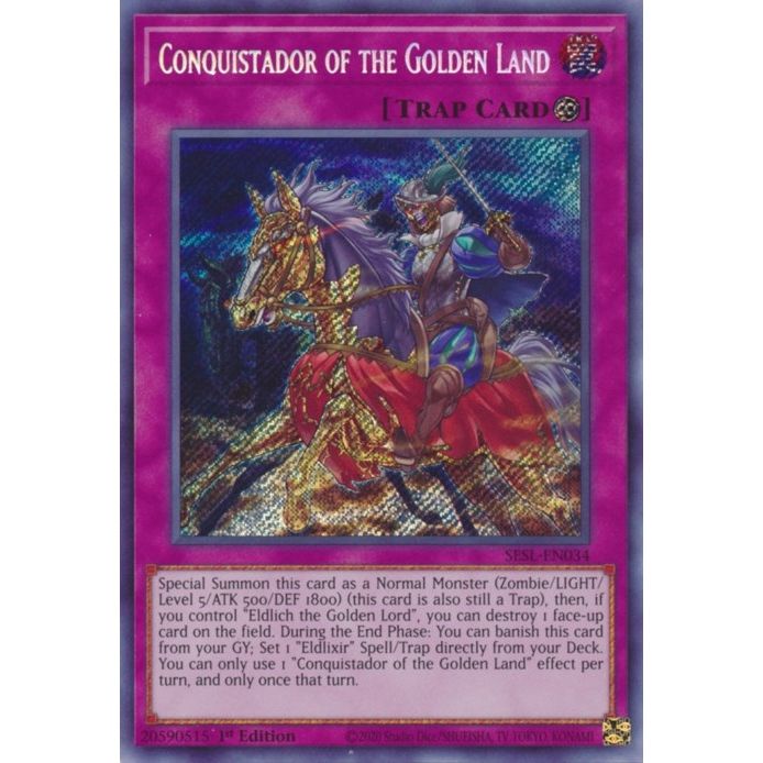 Image for Conquistador of the Golden Land (SESL-EN034) (SESL) - YuGiOh