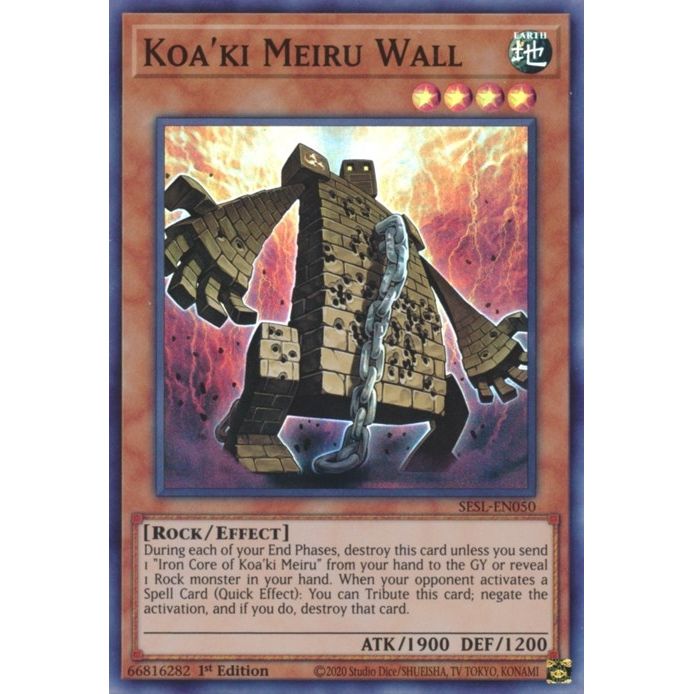 Image for Koa'ki Meiru Wall (SESL-EN050) (SESL) - YuGiOh