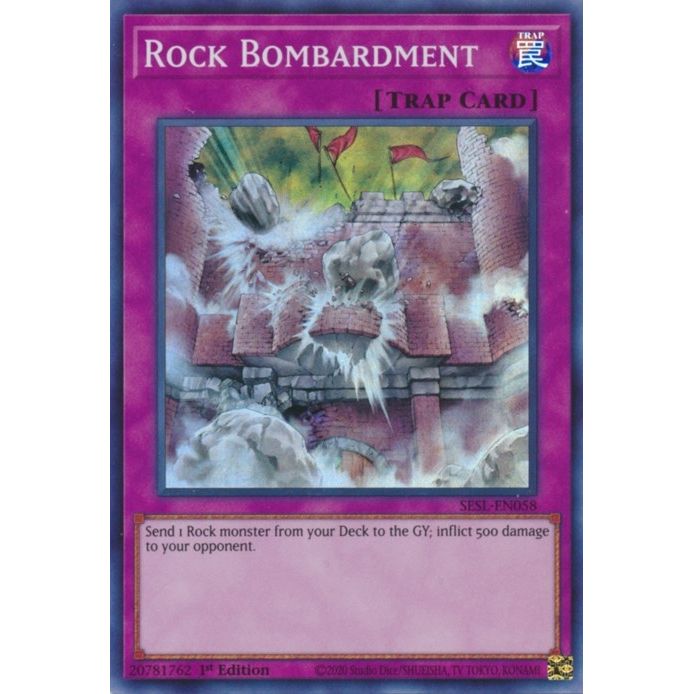 Image for Rock Bombardment (SESL-EN058) (SESL) - YuGiOh