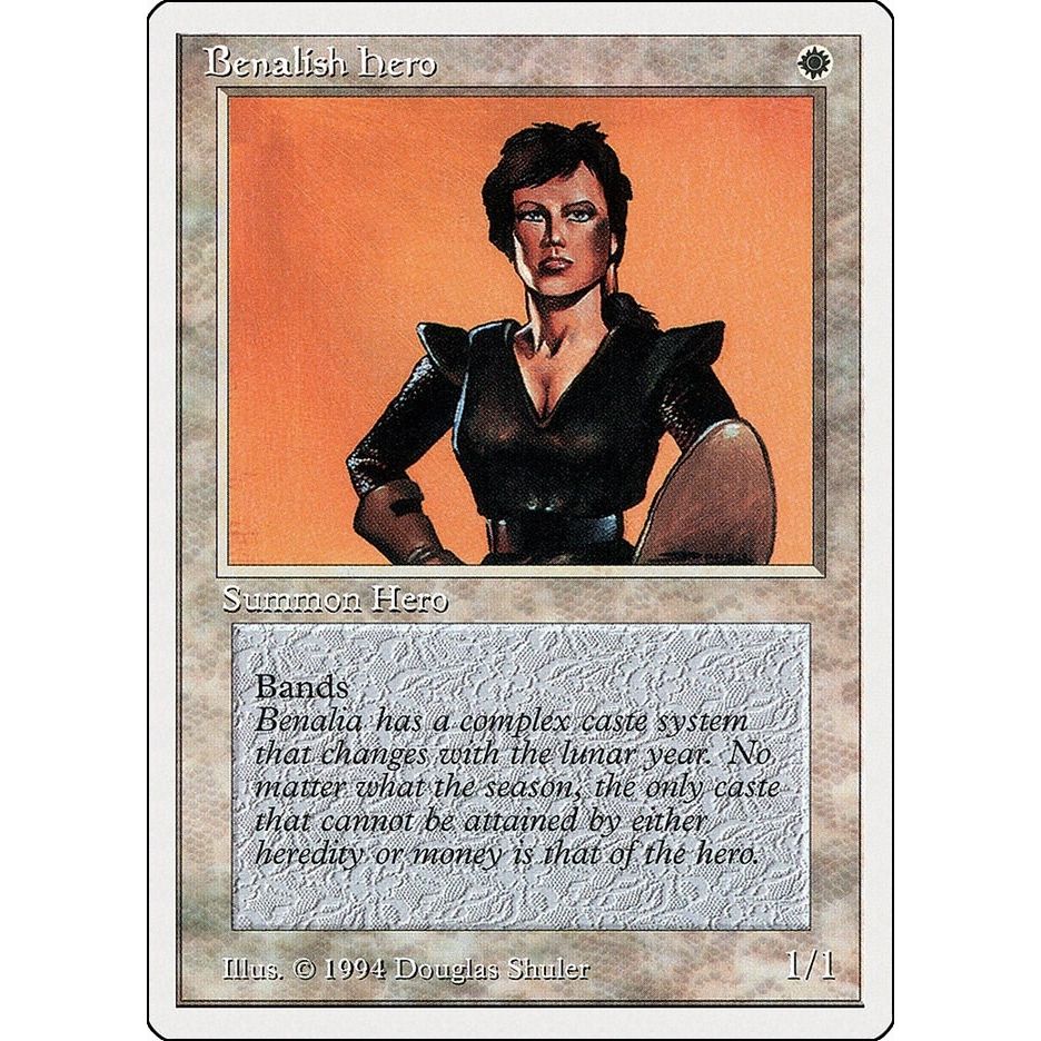 Image for Benalish Hero (4) (SUM) - Magic: The Gathering