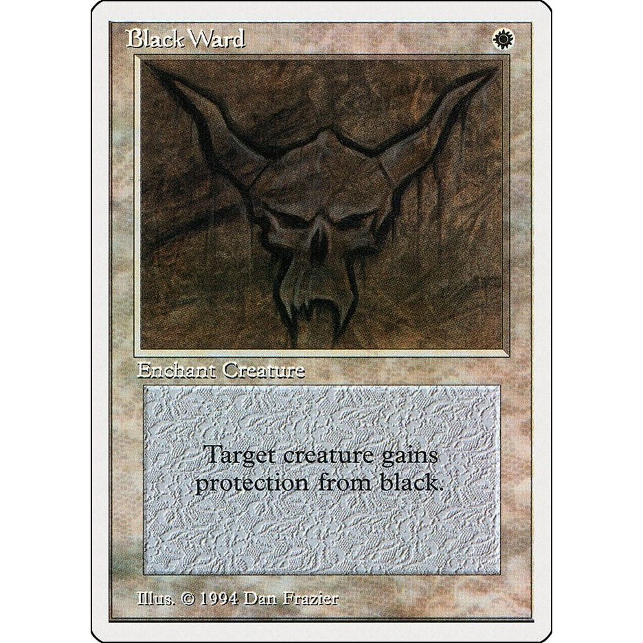 Image for Black Ward (5) (SUM) - Magic: The Gathering