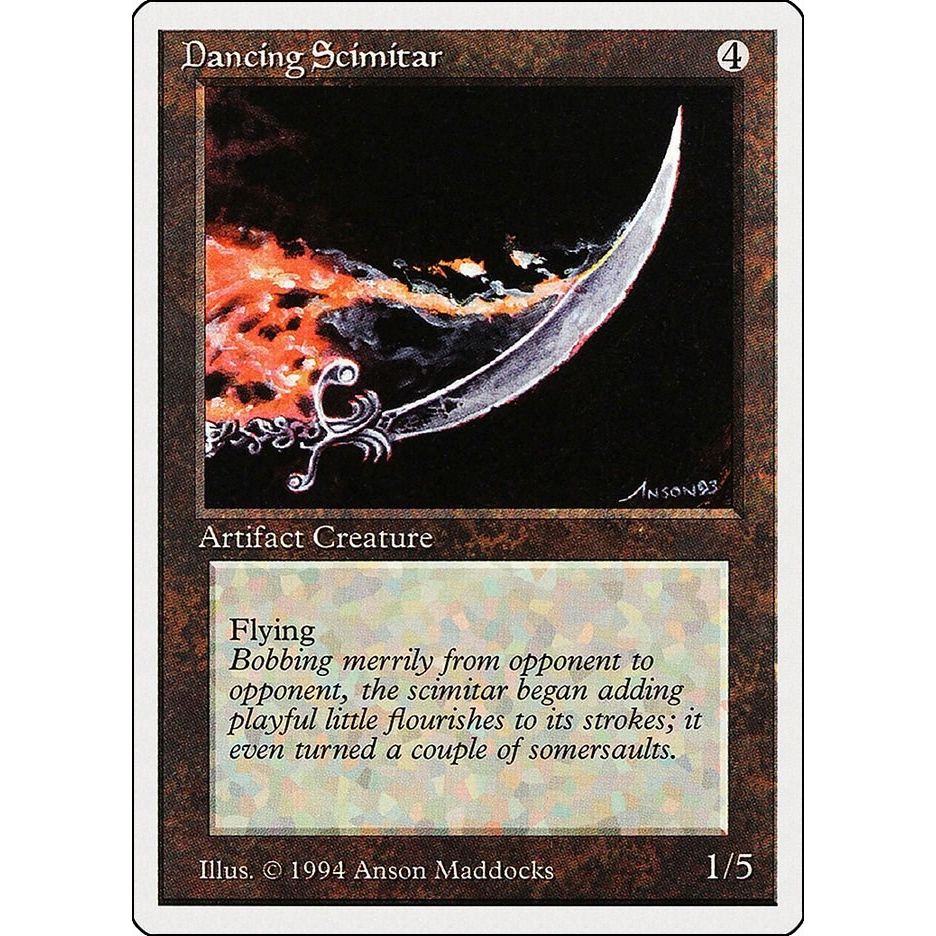 Image for Dancing Scimitar (243) (SUM) - Magic: The Gathering