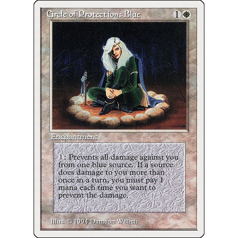 Image for Circle of Protection: Blue (10) (SUM) - Magic: The Gathering