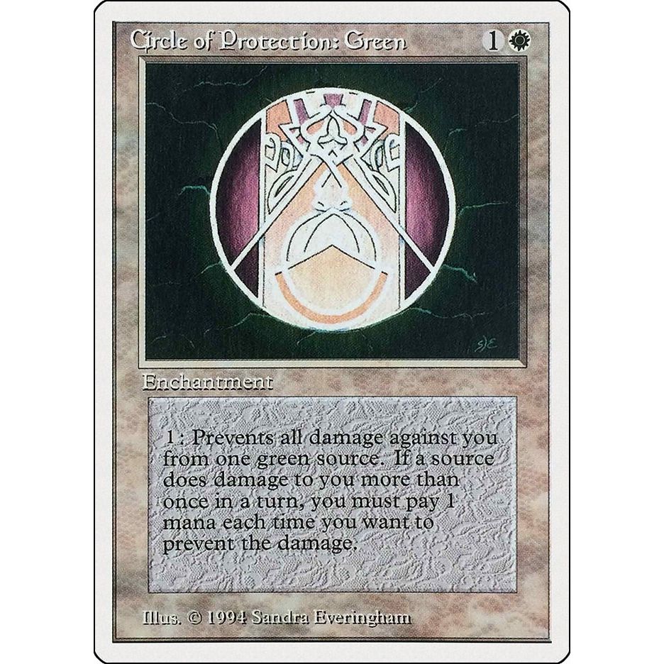 Image for Circle of Protection: Green (11) (SUM) - Magic: The Gathering