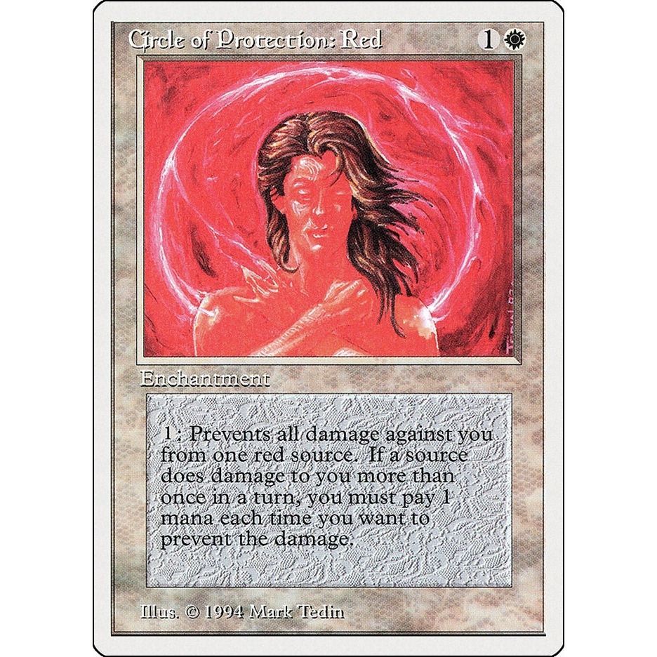 Image for Circle of Protection: Red (12) (SUM) - Magic: The Gathering