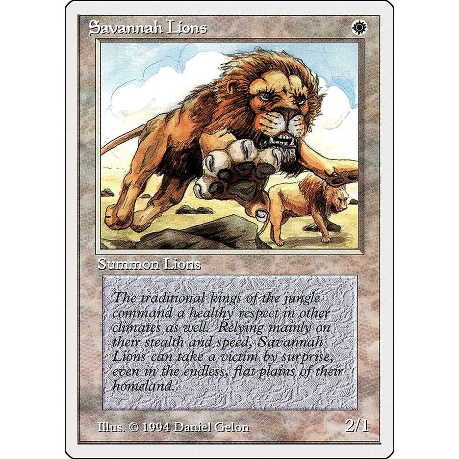 Image for Savannah Lions (39) (SUM) - Magic: The Gathering