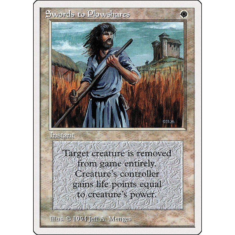 Image for Swords to Plowshares (41) (SUM) - Magic: The Gathering