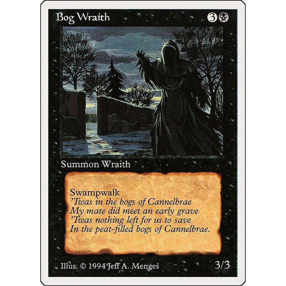 Image for Bog Wraith (96) (SUM) - Magic: The Gathering