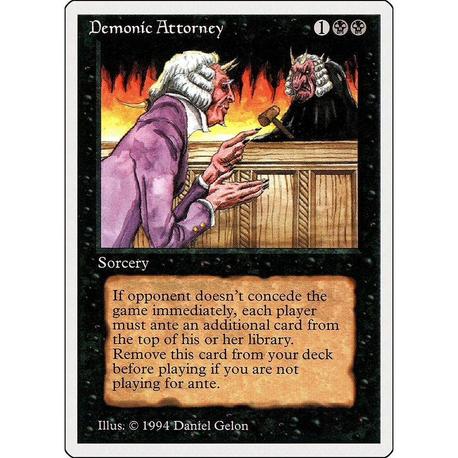 Image for Demonic Attorney (103) (SUM) - Magic: The Gathering