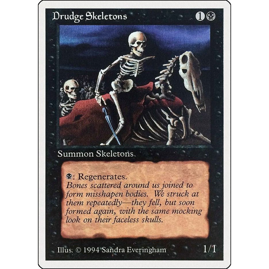 Image for Drudge Skeletons (107) (SUM) - Magic: The Gathering