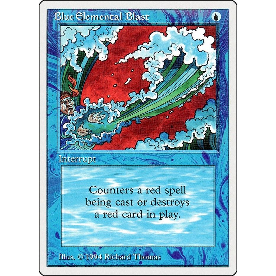 Image for Blue Elemental Blast (49) (SUM) - Magic: The Gathering