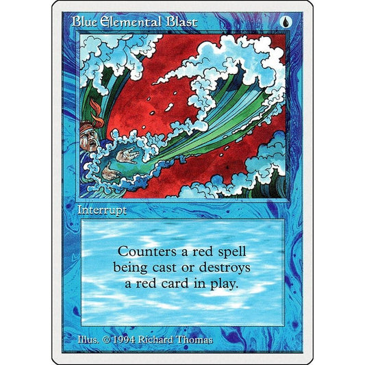 Image for Blue Elemental Blast (49) (SUM) - Magic: The Gathering