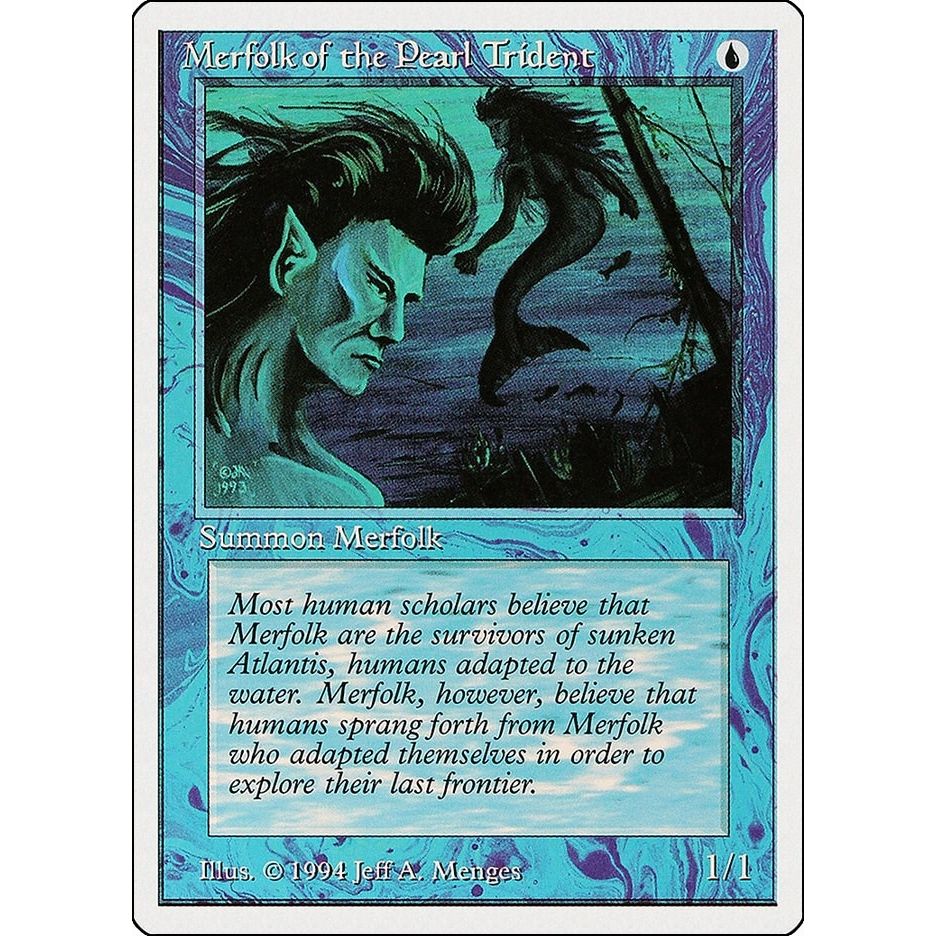 Image for Merfolk of the Pearl Trident (68) (SUM) - Magic: The Gathering
