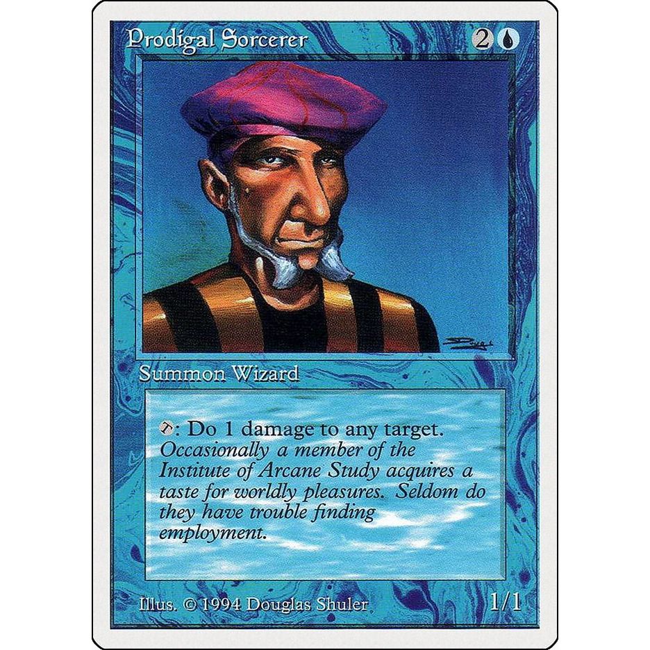 Image for Prodigal Sorcerer (75) (SUM) - Magic: The Gathering