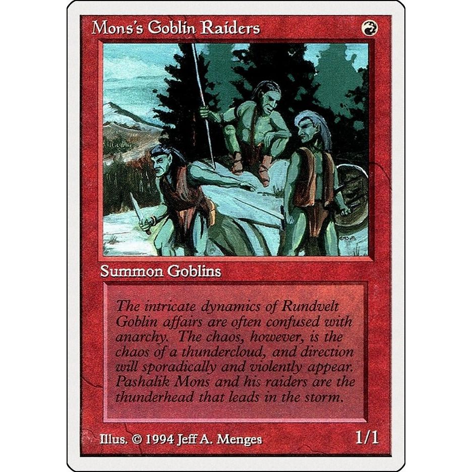 Image for Mons's Goblin Raiders (167) (SUM) - Magic: The Gathering