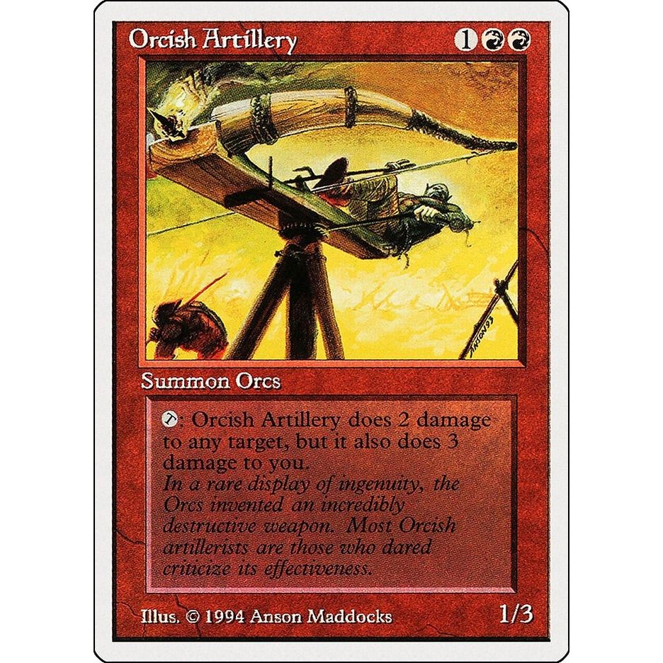 Image for Orcish Artillery (168) (SUM) - Magic: The Gathering