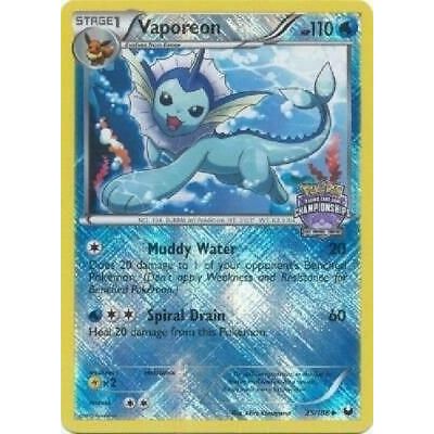 Image for Vaporeon - 25/108 (State Championships) (025/108) (PR) - Pokemon