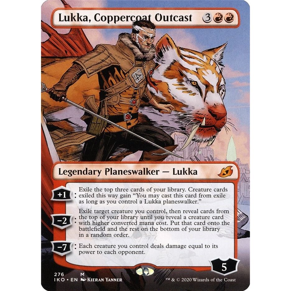 Image for Lukka, Coppercoat Outcast (Borderless) (276) (IKO) - Magic: The Gathering