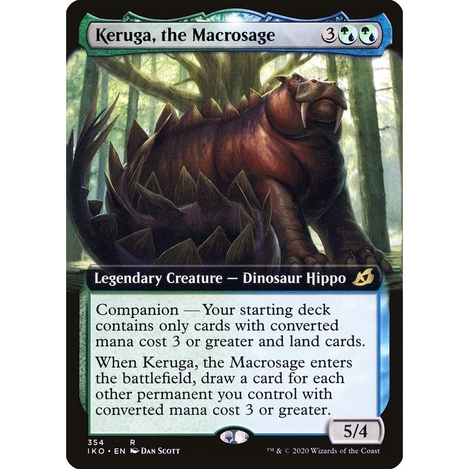 Image for Keruga, the Macrosage (Extended Art) (354) (IKO) - Magic: The Gathering