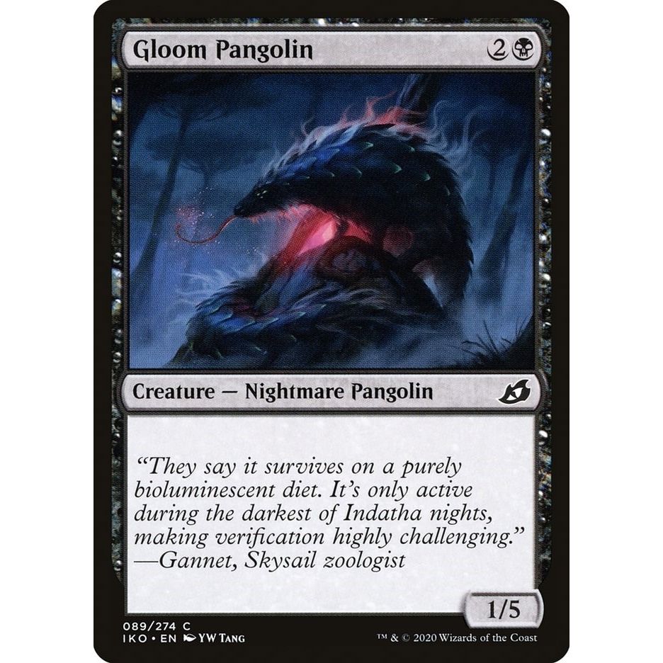 Image for Gloom Pangolin (89) (IKO) - Magic: The Gathering