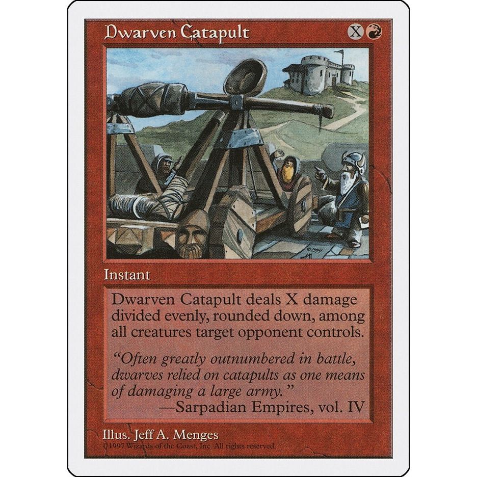 Image for Dwarven Catapult (5ED) - Magic: The Gathering