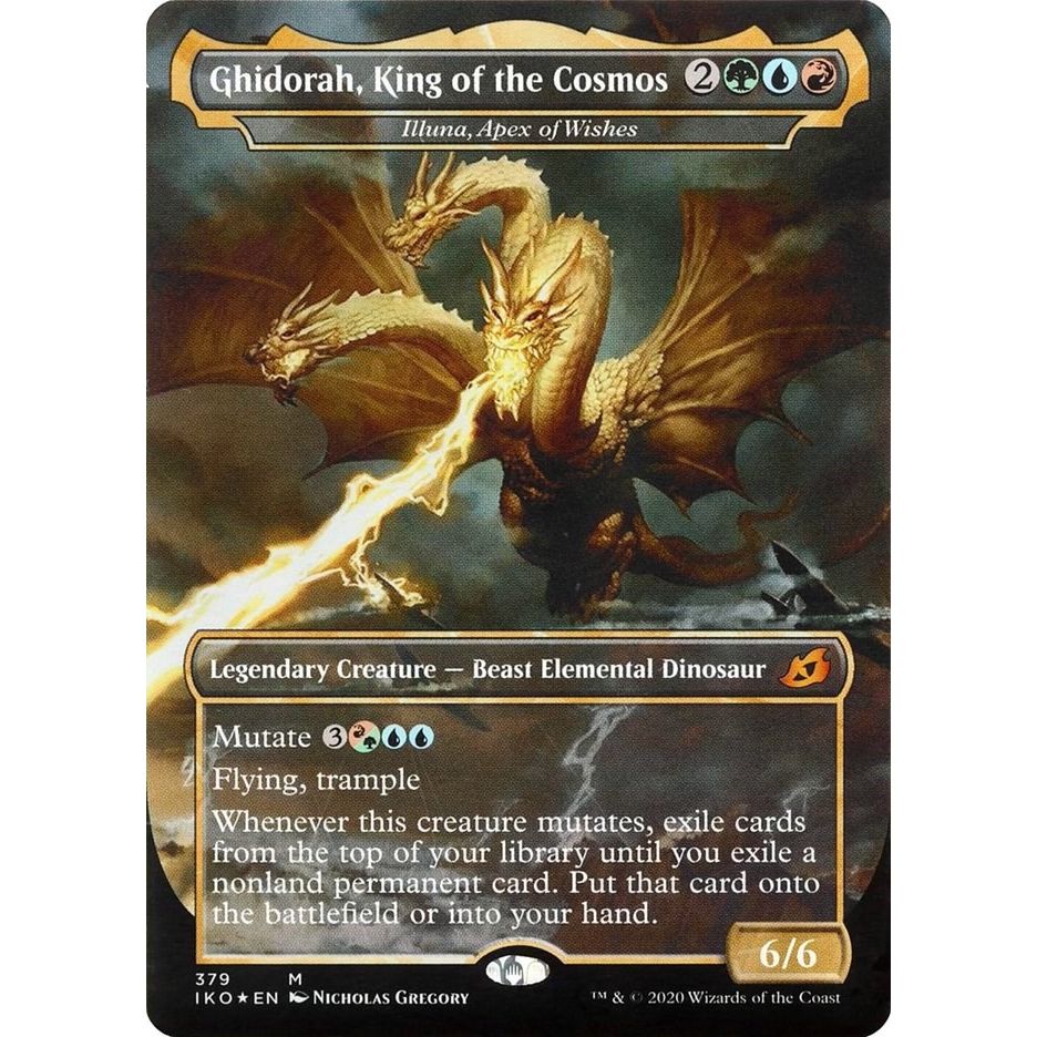 Image for Ghidorah, King of the Cosmos - Illuna, Apex of Wishes (379) (IKO) - Magic: The Gathering