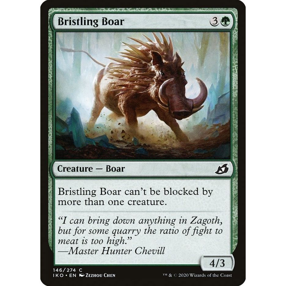 Image for Bristling Boar (146) (IKO) - Magic: The Gathering