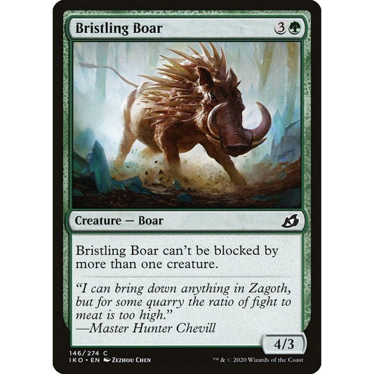 Image for Bristling Boar (146) (IKO) - Magic: The Gathering