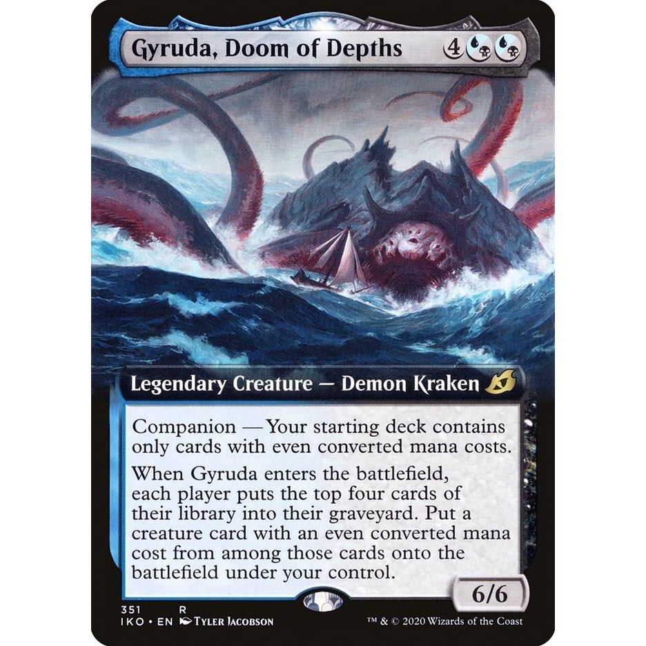 Image for Gyruda, Doom of Depths (Extended Art) (351) (IKO) - Magic: The Gathering
