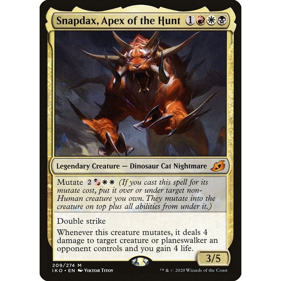 Image for Snapdax, Apex of the Hunt (209) (IKO) - Magic: The Gathering
