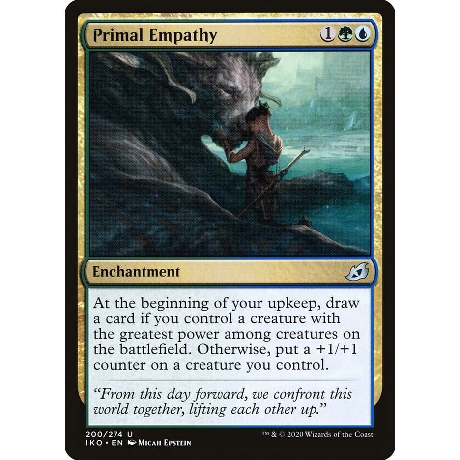 Image for Primal Empathy (200) (IKO) - Magic: The Gathering
