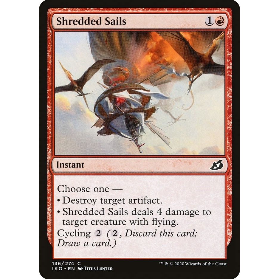 Image for Shredded Sails (136) (IKO) - Magic: The Gathering