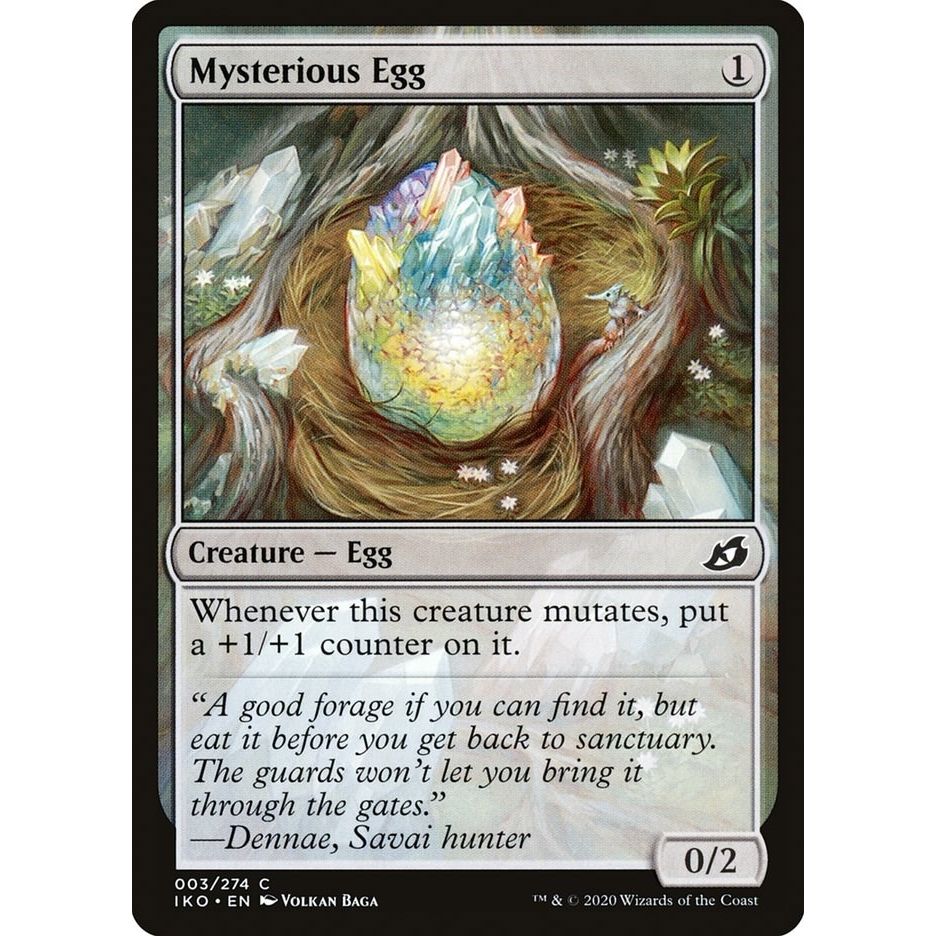 Image for Mysterious Egg (3) (IKO) - Magic: The Gathering