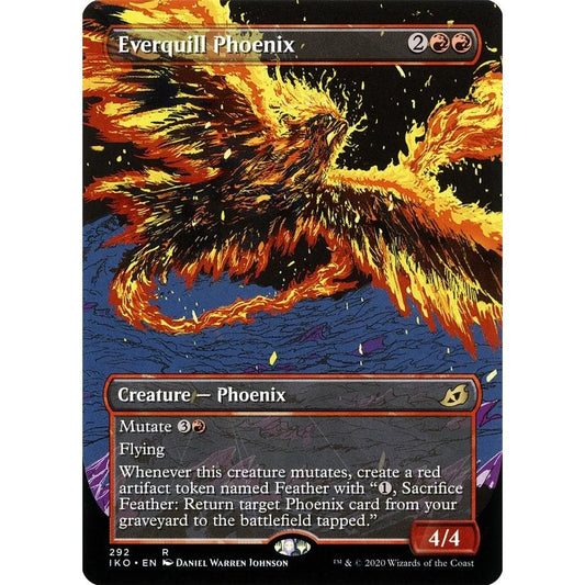 Image for Everquill Phoenix (Showcase) (292) (IKO) - Magic: The Gathering