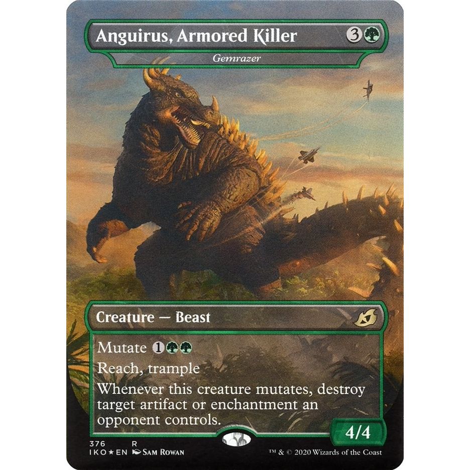 Image for Anguirus, Armored Killer - Gemrazer (376) (IKO) - Magic: The Gathering