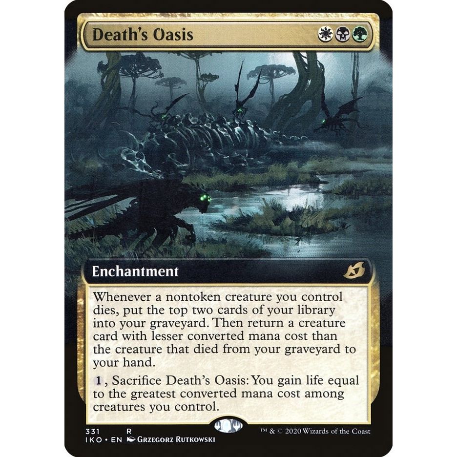 Image for Death's Oasis (Extended Art) (331) (IKO) - Magic: The Gathering