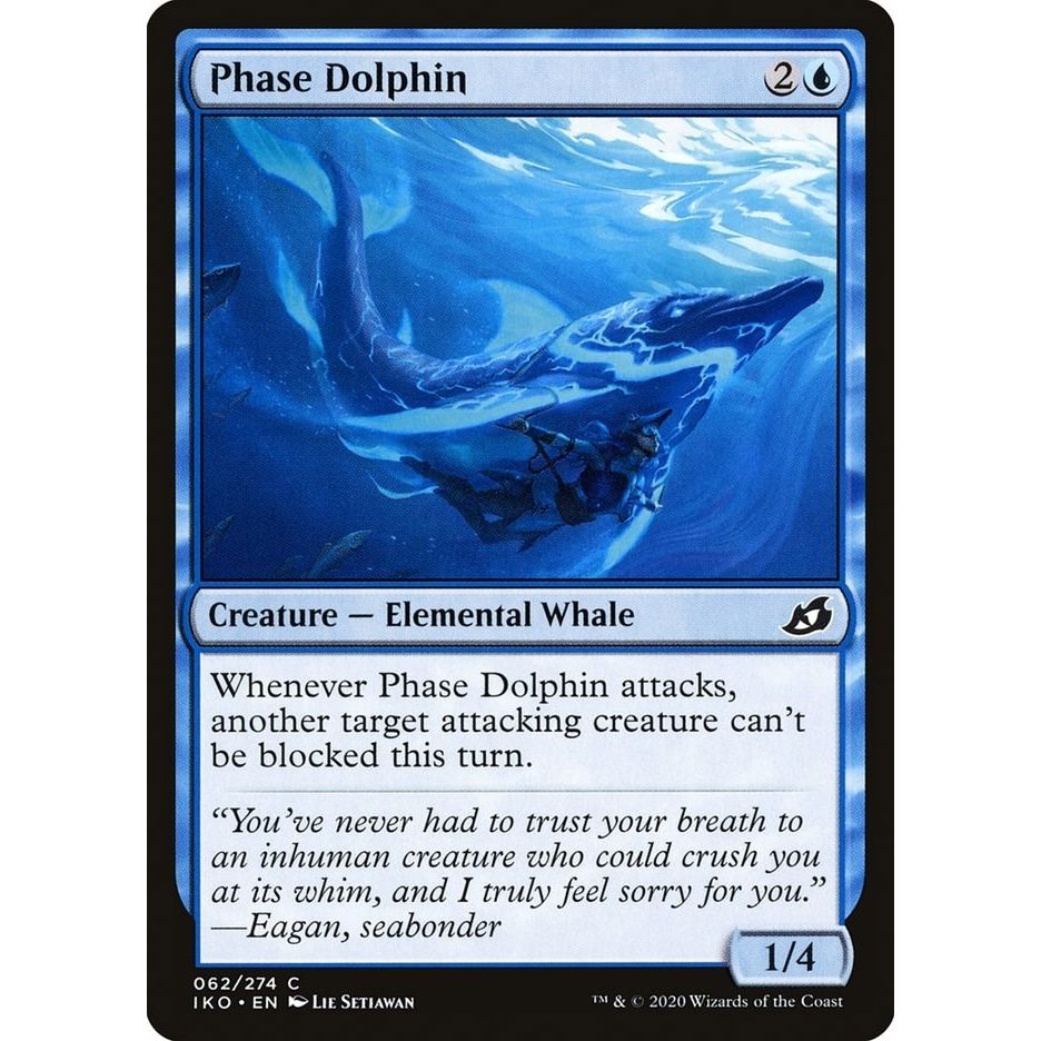 Image for Phase Dolphin (62) (IKO) - Magic: The Gathering