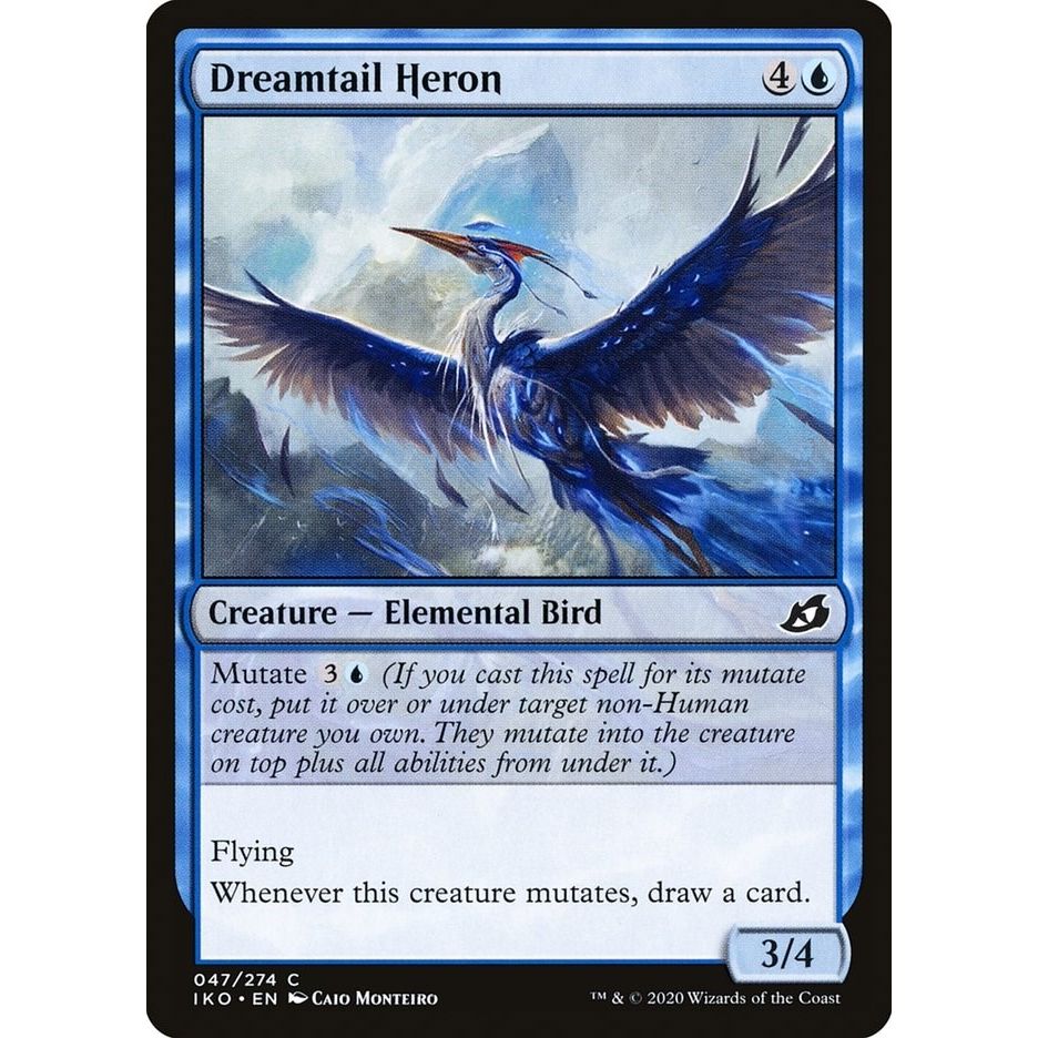 Image for Dreamtail Heron (47) (IKO) - Magic: The Gathering