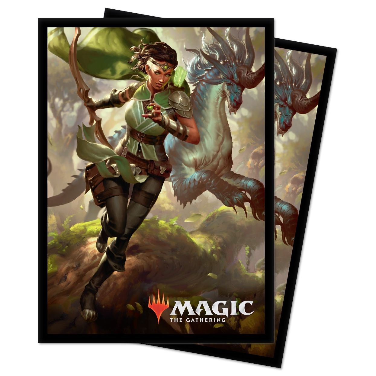 Image for Ikoria: Lair of Behemoths Standard Deck Protectors - Vivien, Monsters' Advocate (100-Pack) - Card Sleeves