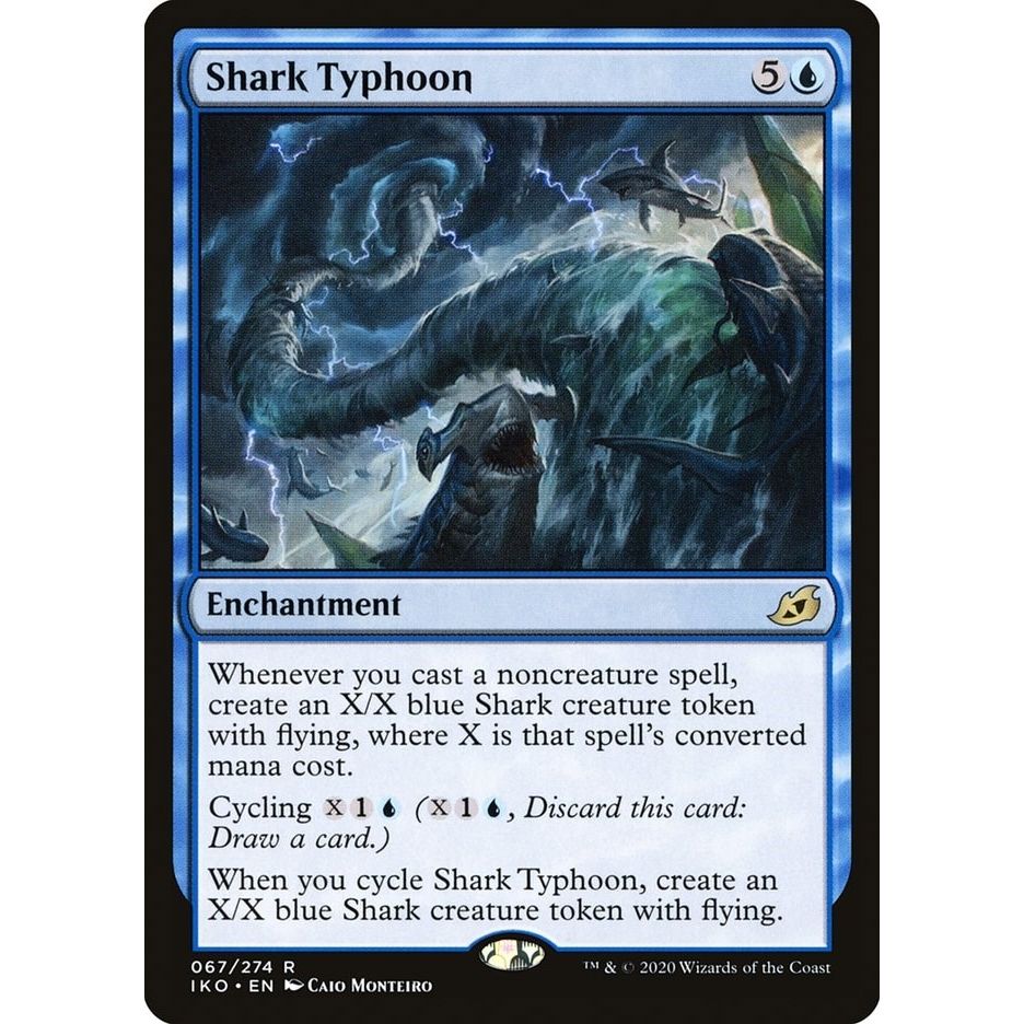 Image for Shark Typhoon (67) (IKO) - Magic: The Gathering