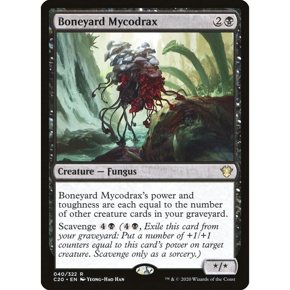 Image for Boneyard Mycodrax (40) (C20) - Magic: The Gathering