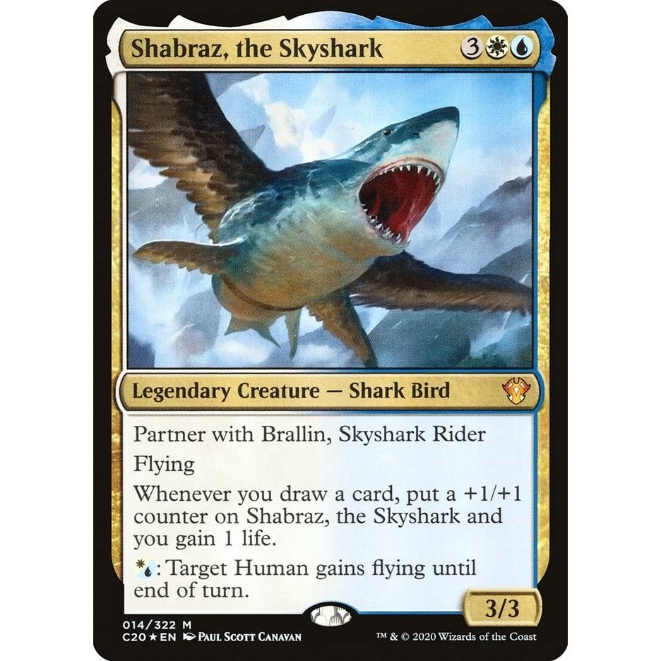 Image for Shabraz, the Skyshark (14) (C20) - Magic: The Gathering