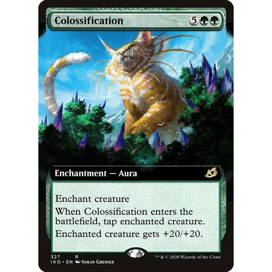 Image for Colossification (Extended Art) (327) (IKO) - Magic: The Gathering