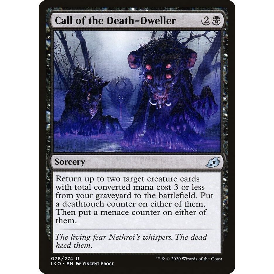 Image for Call of the Death-Dweller (78) (IKO) - Magic: The Gathering