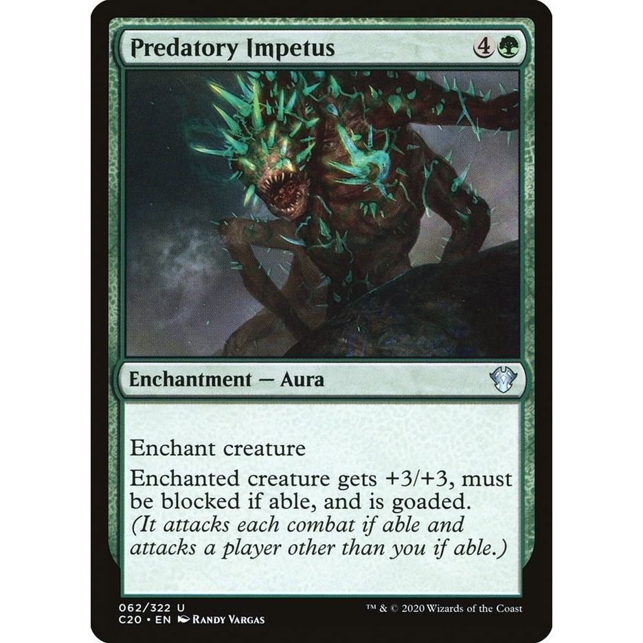 Image for Predatory Impetus (62) (C20) - Magic: The Gathering
