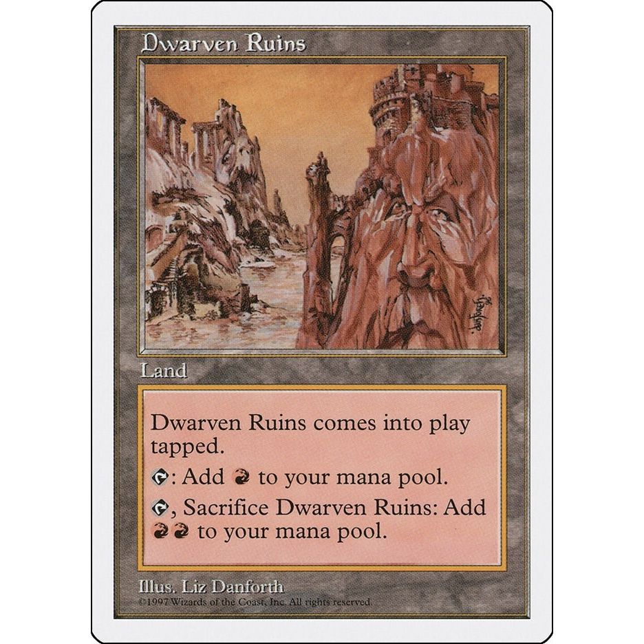 Image for Dwarven Ruins (5ED) - Magic: The Gathering