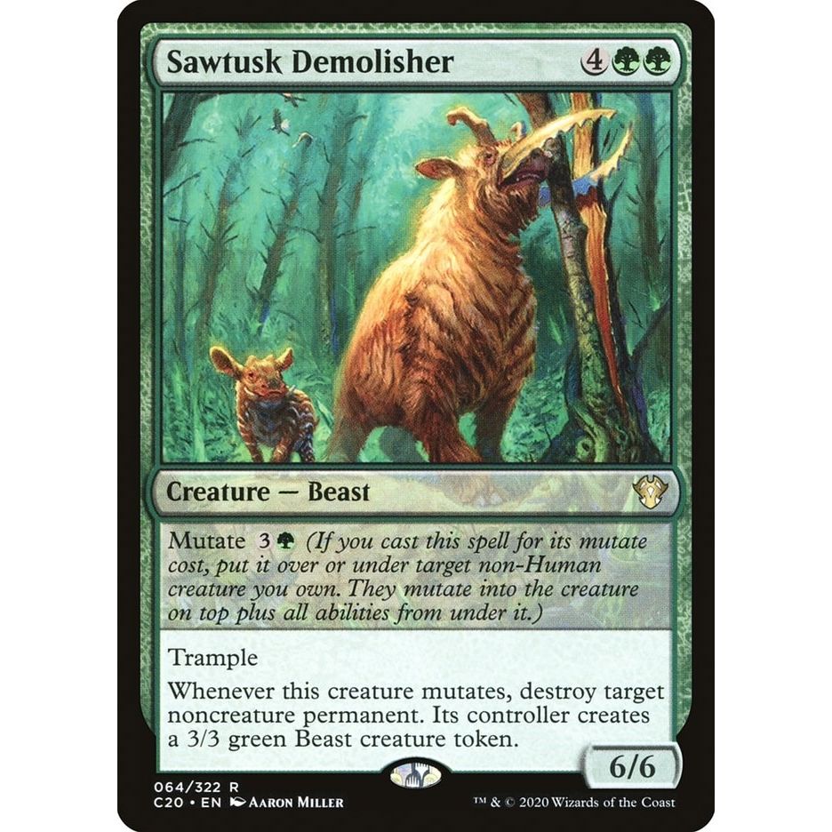 Image for Sawtusk Demolisher (64) (C20) - Magic: The Gathering